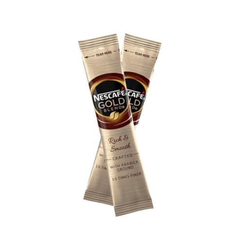 Nescafe Gold Blend One Cup Sticks Instant Coffee Sachets for Meetings and Kitchen Hygiene (Pack of 200)