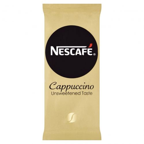 Nescafe Gold Unsweetened Instant Cappucino Coffee Stick Sachets One Cup (Pack of 50)