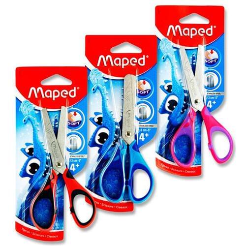 Maped Essentials 13cm/5" Soft Grip Scissors - Right Handed