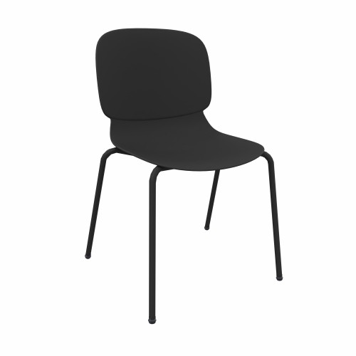 LORCA 4 legged chair in Black