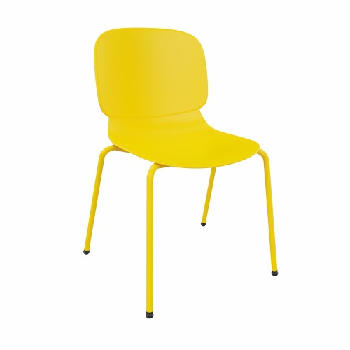 LORCA 4 legged chair in Yellow