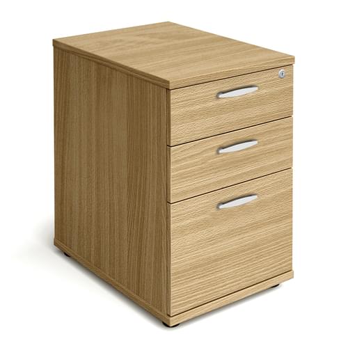 Desk High Pedestal with Feet - 600mm Depth