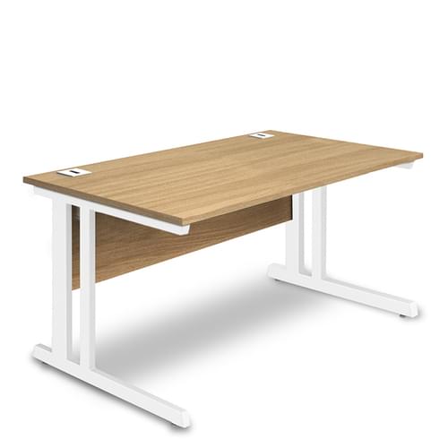 Rectangular Desk - 1200mm Wide with Cable Management & Modesty Panel
