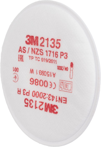 3M™ 2135 P3R Particulate Filters for 6000 Series (1 Pair)
