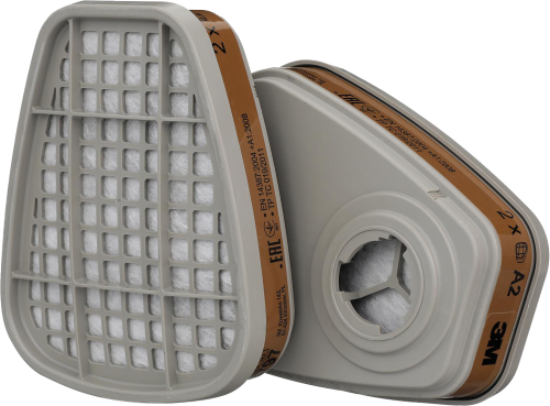 3M™ 6055 A2 Gas & Vapour Cartridges for 6000 Series (1 Pair)