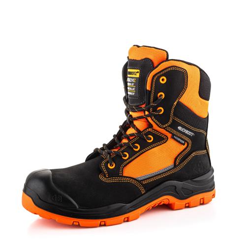 BVIZ1 Buckz Viz Hi-Vis Waterproof Safety Boot | S7S SC SR HRO FO LG WR