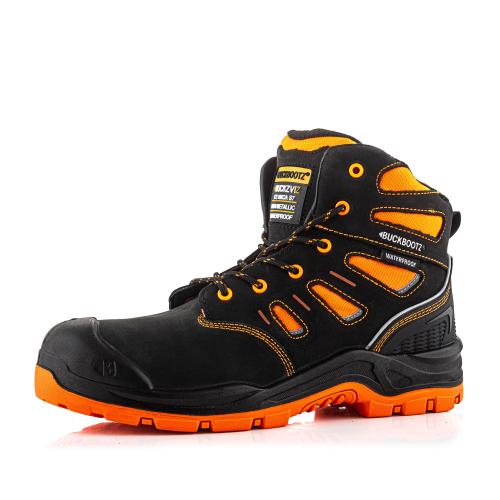 BVIZ2 Buckz Viz Hi-Vis Waterproof Safety Boot | S7S SC SR HRO FO LG WR