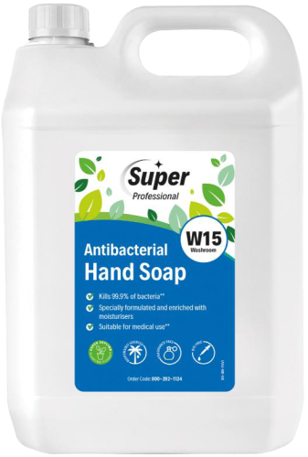 W15 Antibacterial Hand Soap (5 Litres)