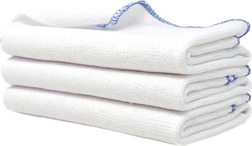 White Eco Dishcloths 400x280mm White (Pack of 10)