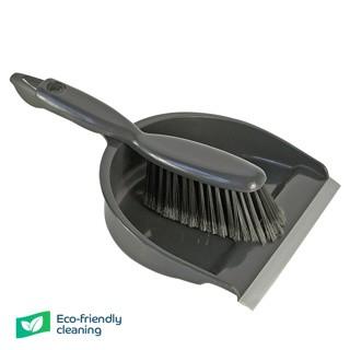 Recycled Professional Dustpan and Brush Set (Stiff Bristles)