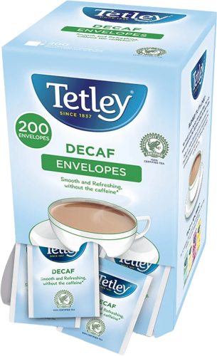 Tetley Decaf Envelope Teabags (200 Pack) A08097
