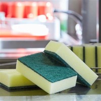 Sponge Back Scourer Pad 90x140mm Pack of 10