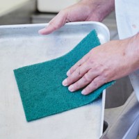 Green Scourer Pad 230x150mm Pack of 10