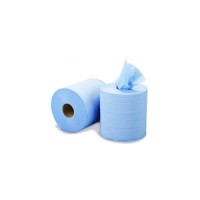 Lucart Centrefeed 2Ply Blue Roll x 150m x 178mm Wide Pk6