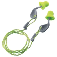 uvex® Xact-fit Disposable Earplugs with Reusable Neck Cord Pack of 50 - EN352-2:2020