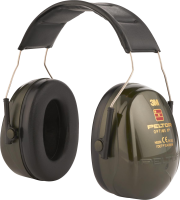 3M™ PELTOR™ Optime™ II Earmuffs, Green, Headband, H520A-407-GQ