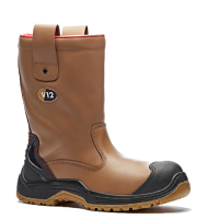 V12 Grizzly Tan Fleece Lined Rigger IGS Boot EN ISO 20345:2011 S3 HRO CI SRC