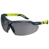 uvex® i-5 PC Grey 23% Lens - Anthracite & Lime Frame - Safety Spectacles EN166, EN172