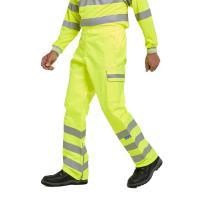 Pulsar Protect Hi-Vis Waterproof Overtrousers with Recycled Content - Yellow