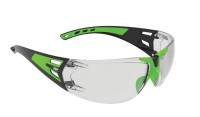 JSP Forceflex3 Safety Specs - Green / Black – Clear Lens