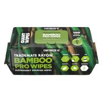 Dirteeze - Bamboo Rayon Giant Wipes (Pack of 100 - 38cm x 25cm)