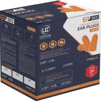 Hearing UCI Earplugs Orange Pu Snr 39 Box Of 200 Pairs