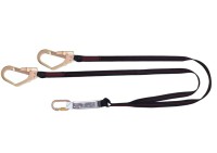 JSP® Spartan™ 2m Twin Fall Arrest Lanyard - EN355, EN362
