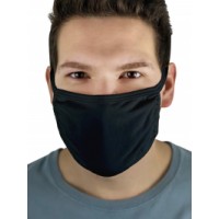 Fruit of the Loom Black Adult face mask (Pack of 5)