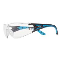 Riley Stream Blue Wraparound Anti-Scratch Anti-Fog Glasses Safety Glasses – Clear