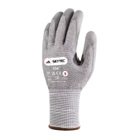 Skytec Cut Resistant, Lightweight PU Coated Gove - Cut E Gauge Liner Level 13 PU Grip