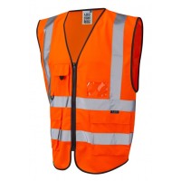 Lynton Orange ISO 20471 Class 2* Superior Waistcoat