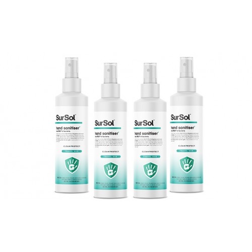 SurSol Hand Sanitiser 250ml Spray Bottle