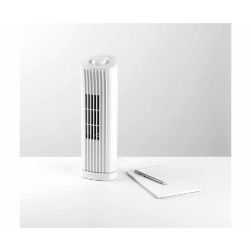 Beldray Mini Desktop Oscillating Tower Fan White 1223061002