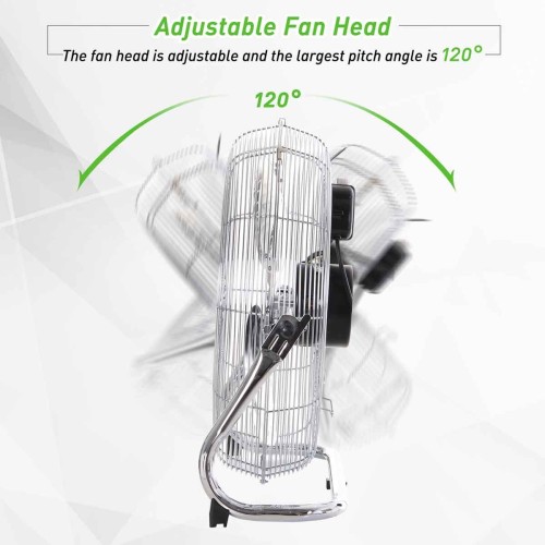 Homcom Large 100W Metal Fan 1223100037