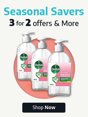 Three bottles of Dettol Handwash