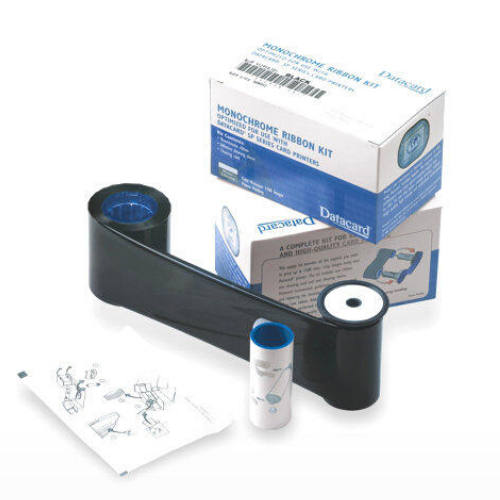 Datacard Black Monochrome Ribbon Kit - 1500 Prints