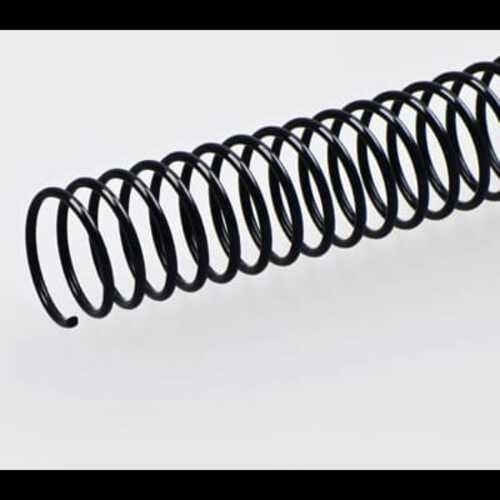 20mm 4:1 Pitch Spiral Coil Black - 100 BOX QTY