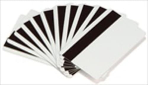 Evolis Classic Blank White ID Cards with a HICO Magnetic Stripe - 30 mil
