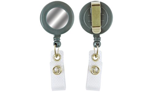 Standard Badge Reel YoYo - Packed in 100's - Grey