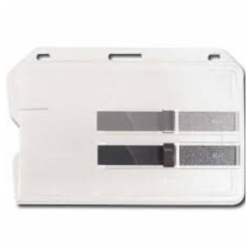 Access Card Dispenser With Extractor Slide for 2 Cards - 2 Black Slides
