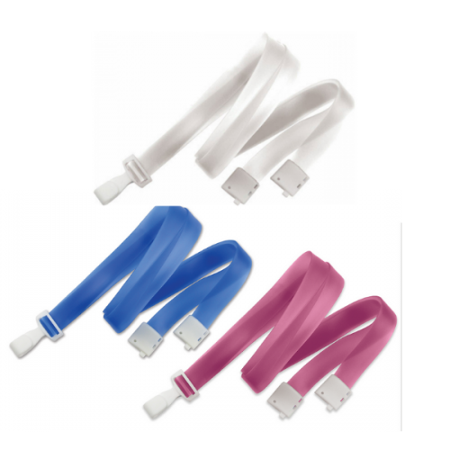 The Clean Lanyard - Vinyl Translucent Wipe Clean Lanyards