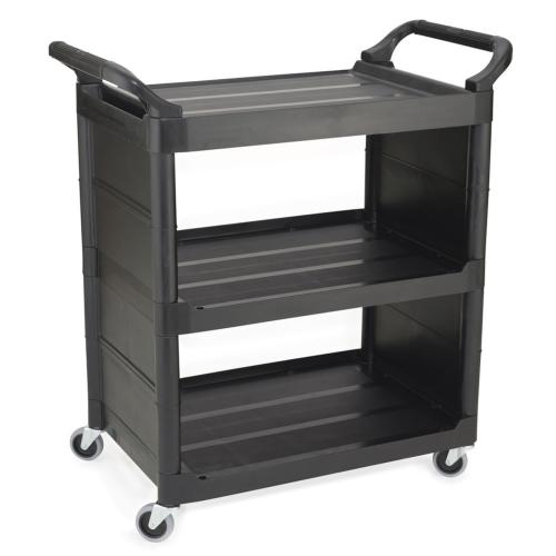 Rubbermaid Light Duty Service Utility Cart Black