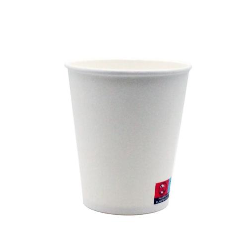 8oz White PE Single Wall Hot Cup 20x50