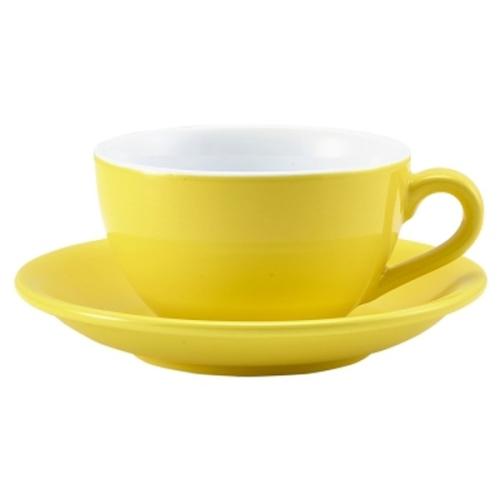 Genware Porcelain Yellow Saucer 135cm525