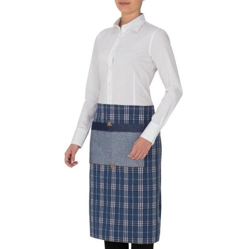 Giblors Windsor Waist Apron Blue