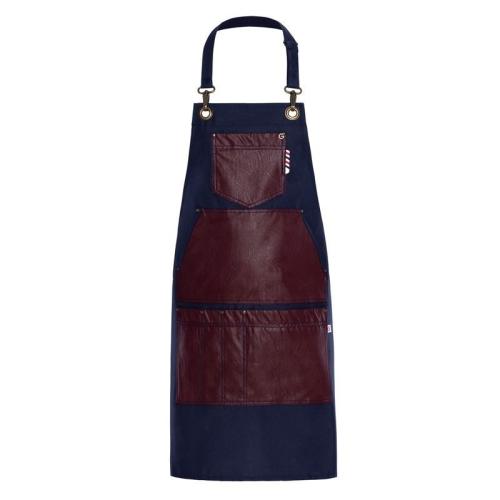 Giblors Gauguin Bib Apron Blue