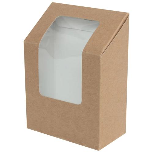Colpac Tuck Top Wrap Pack Kraft with PLA Window (Pack 500)