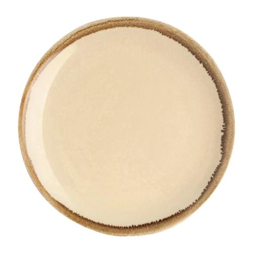 Olympia Kiln Round Coupe Plate Sandstone 230mm (Pack of 6)