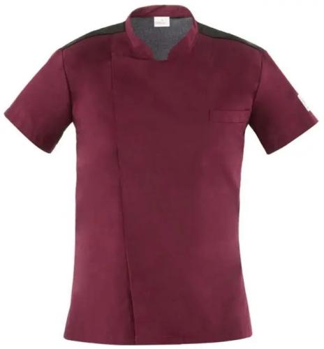 Giblors Thiago Jacket Short Sleeve Burgundy