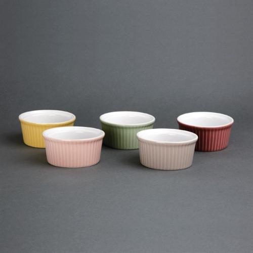 Olympia Pastel Ramekin Red 70ml Pack of 12